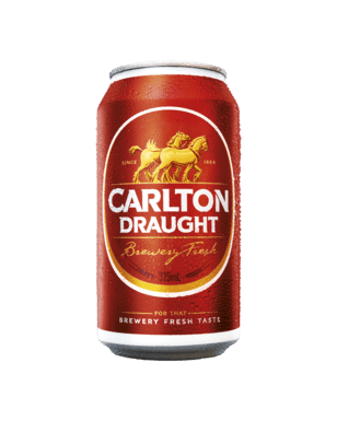 Carlton Draught Can 375ml     